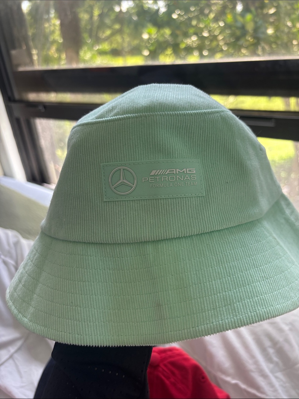 AMG Petronas Formula One Team Mint Green Corduroy Bucket Hat